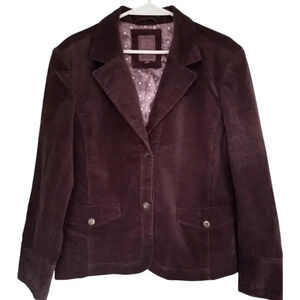 Lady Hathaway plum corduroy  blazer jacket